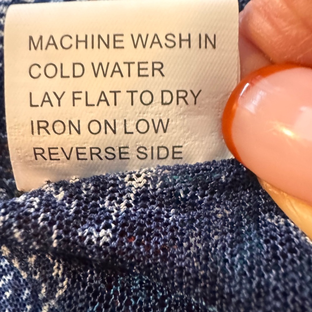 Creation Colorful Patterned Open Cardigan Size X-… - image 7